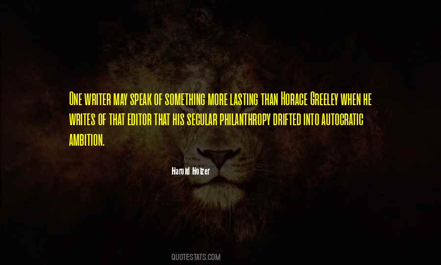 Horace Greeley Quotes #968316