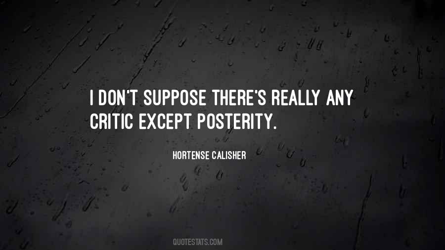 Hortense Calisher Quotes #1467501