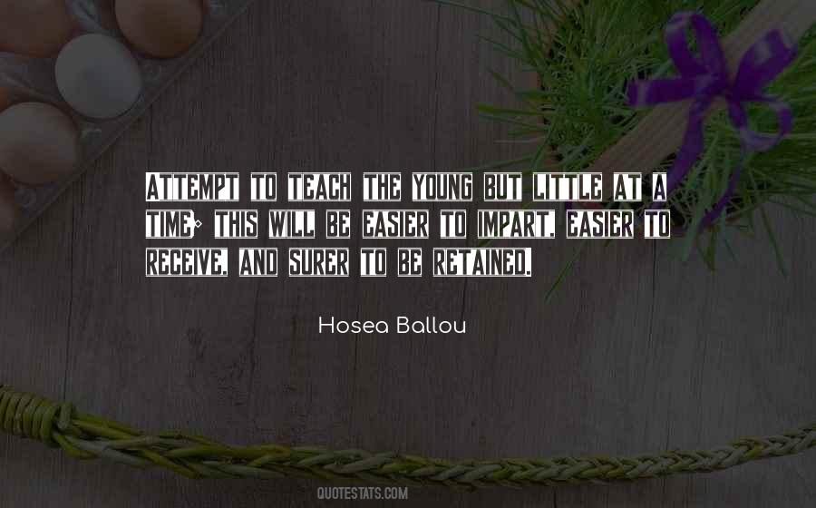 Hosea Ballou Quotes #815220