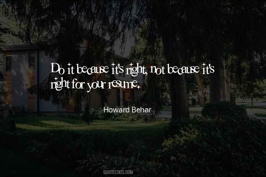 Howard Behar Quotes #444987