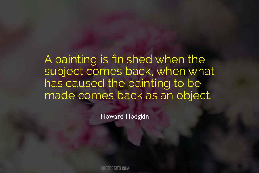 Howard Hodgkin Quotes #1767867