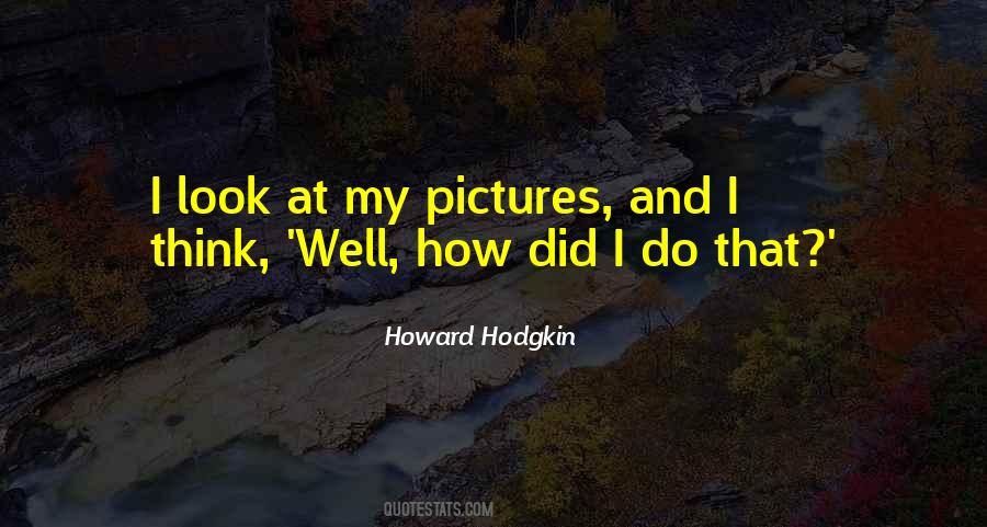 Howard Hodgkin Quotes #208683