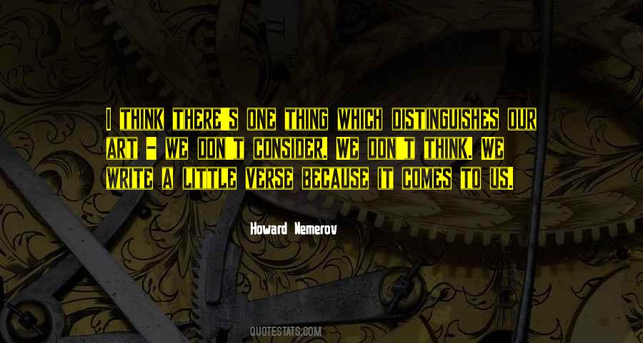 Howard Nemerov Quotes #1441195