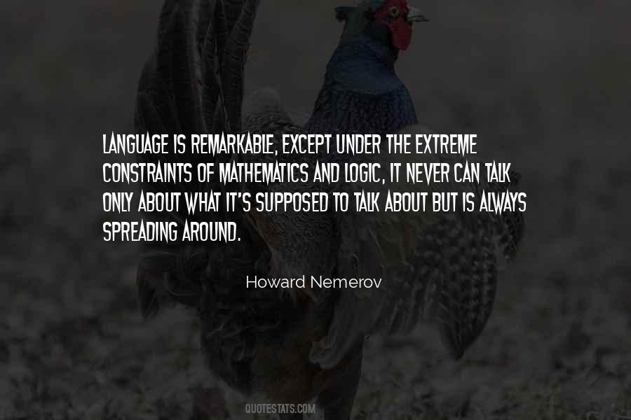 Howard Nemerov Quotes #1484006