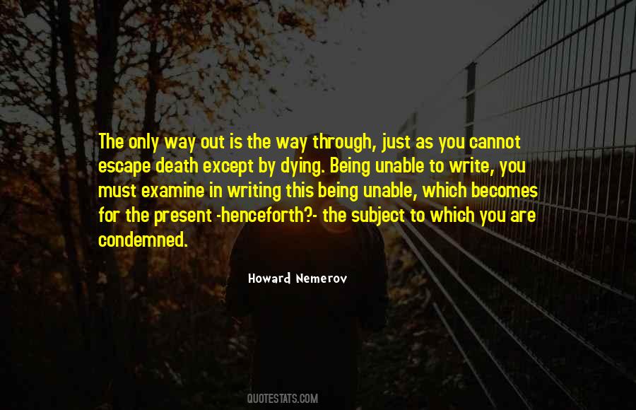 Howard Nemerov Quotes #1846365