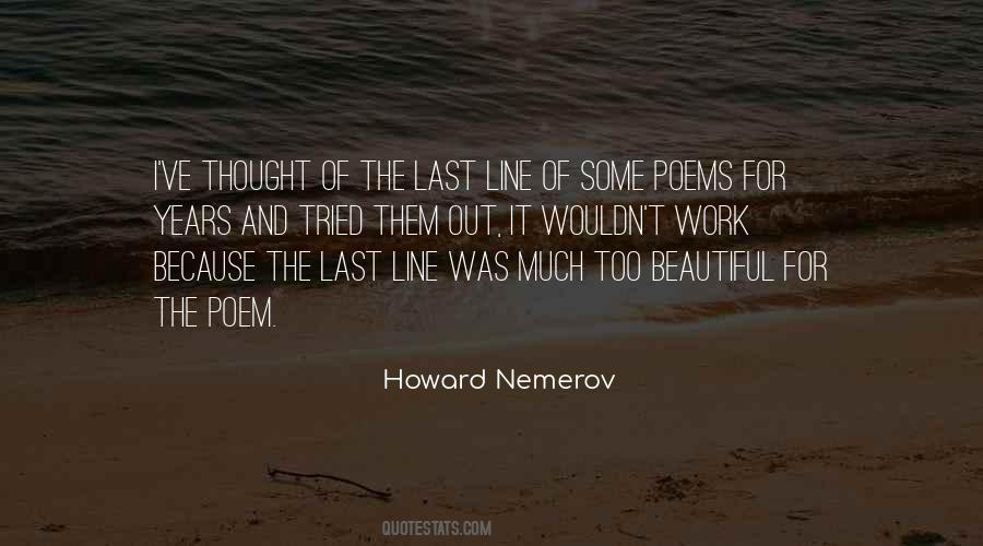 Howard Nemerov Quotes #619440