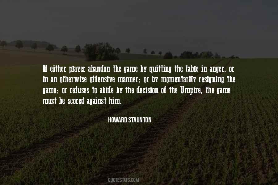Howard Staunton Quotes #1774025