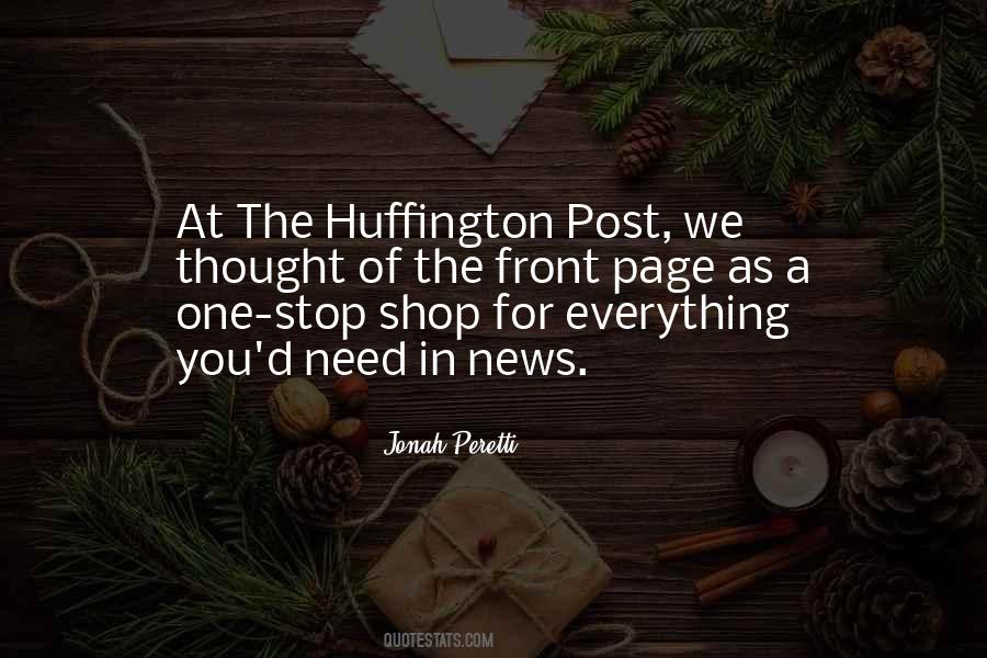 Huffington Post Quotes #1741640