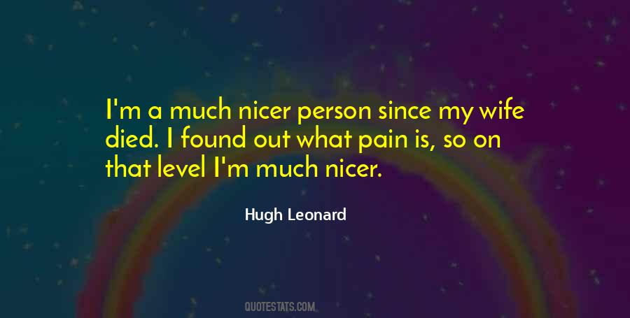 Hugh Leonard Quotes #1166486