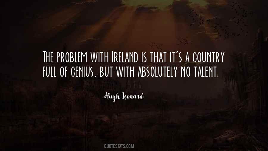 Hugh Leonard Quotes #1243521