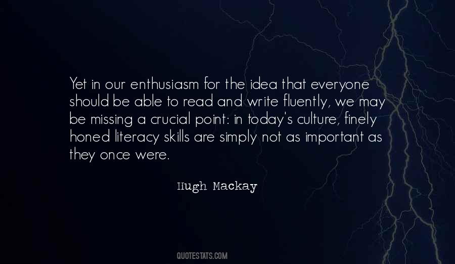Hugh Mackay Quotes #320650