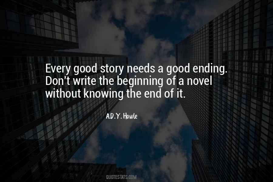 Quotes About Story Endings #1221503