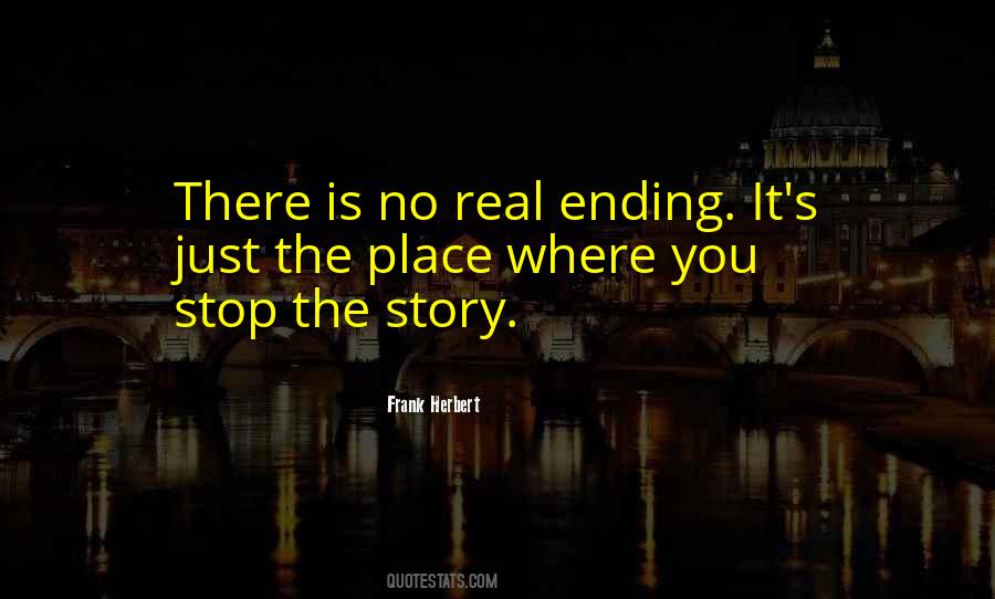 Quotes About Story Endings #1289982