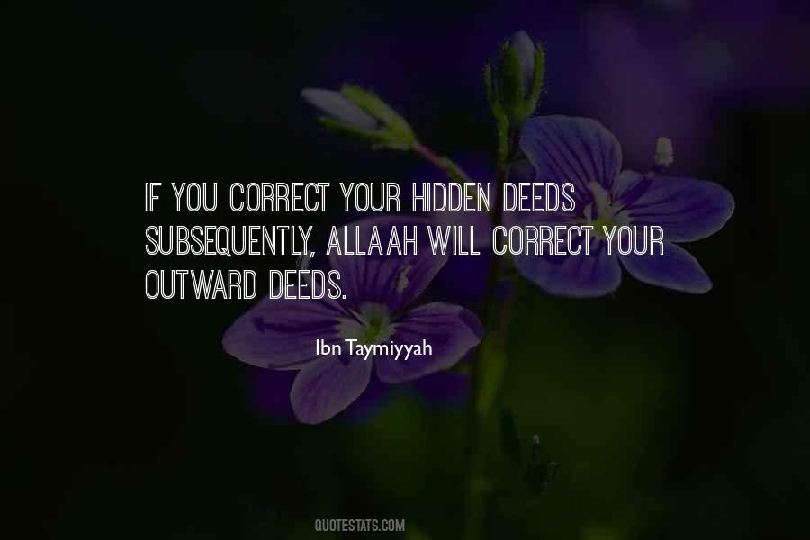 Ibn Taymiyyah Quotes #437696