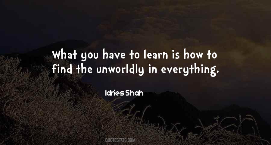 Idries Shah Quotes #256148