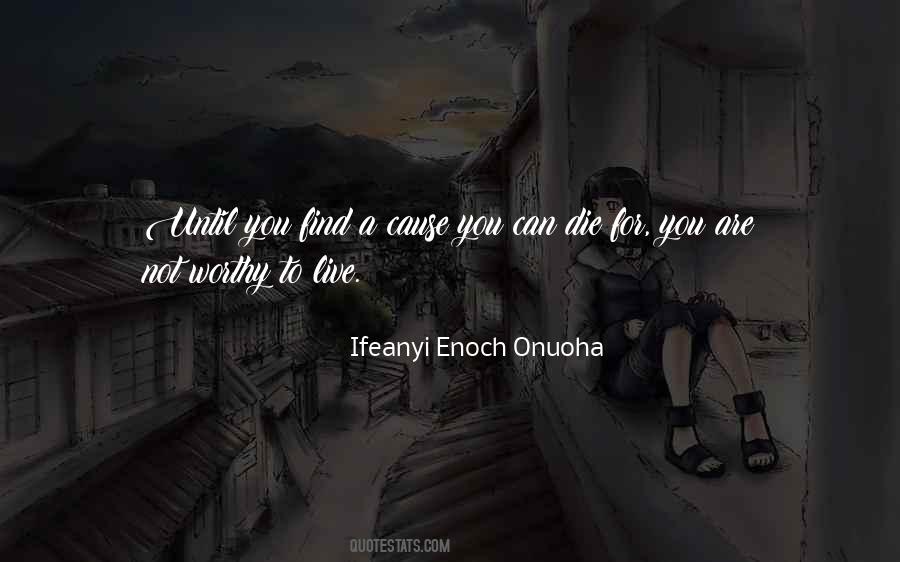 Ifeanyi Enoch Onuoha Quotes #498808