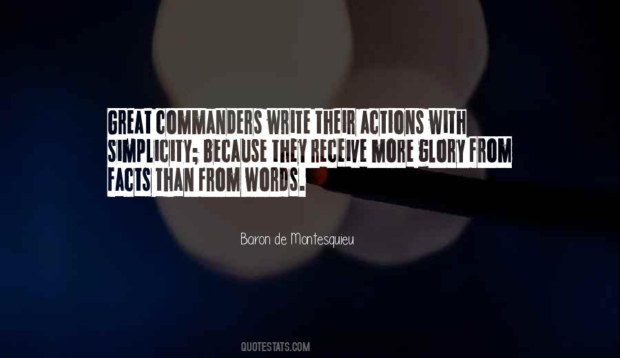 Quotes About Great Commanders #113702