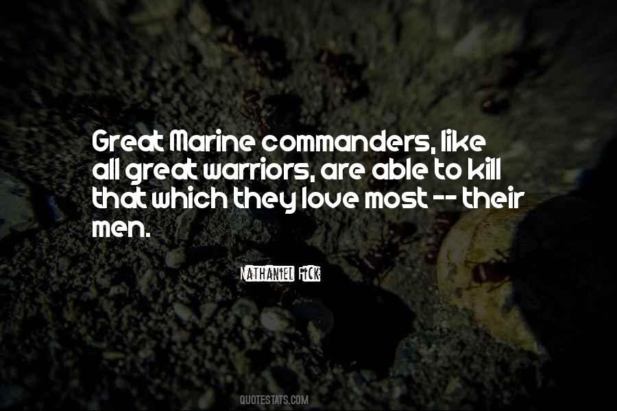 Quotes About Great Commanders #833122