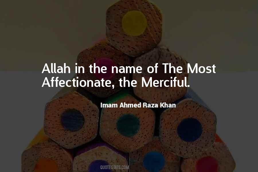 Imam Ahmed Raza Khan Quotes #63273