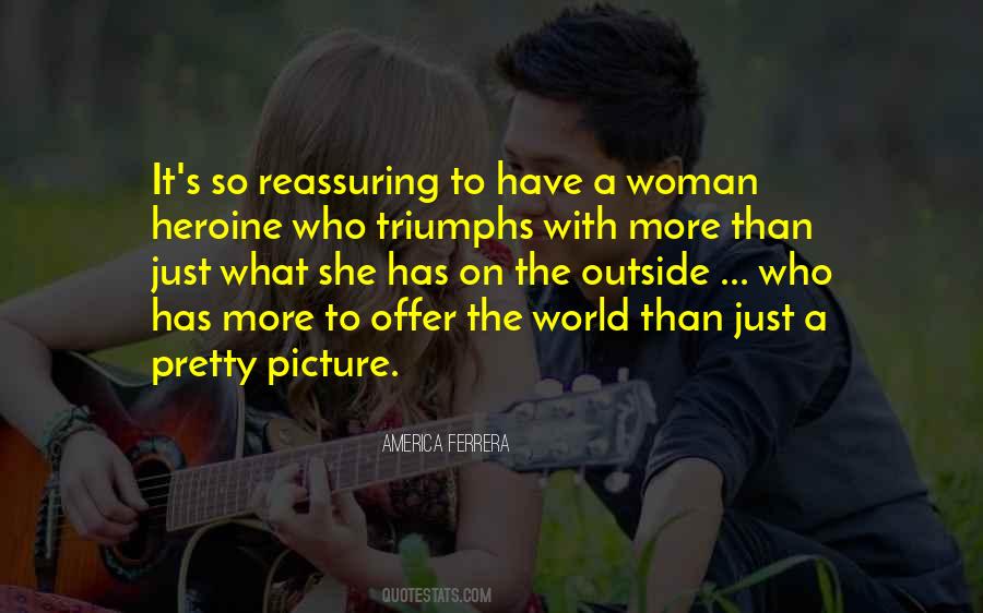 Quotes About A Pretty Woman #826581