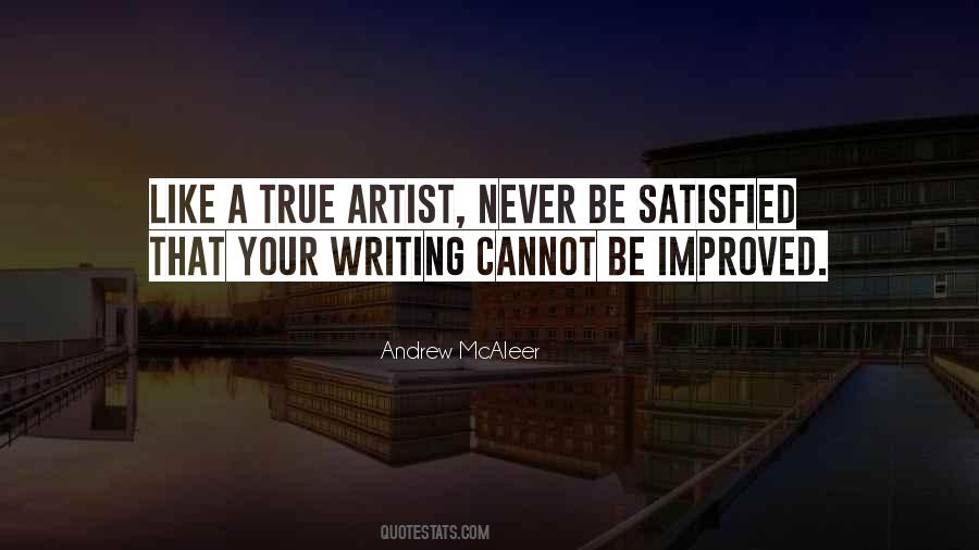 Quotes About A True Artist #1075791