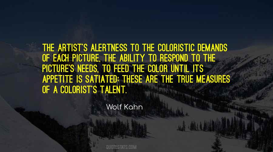 Quotes About A True Artist #991602