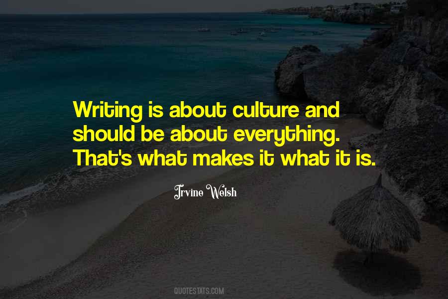 Irvine Welsh Quotes #437146