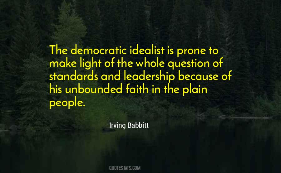 Irving Babbitt Quotes #1050994