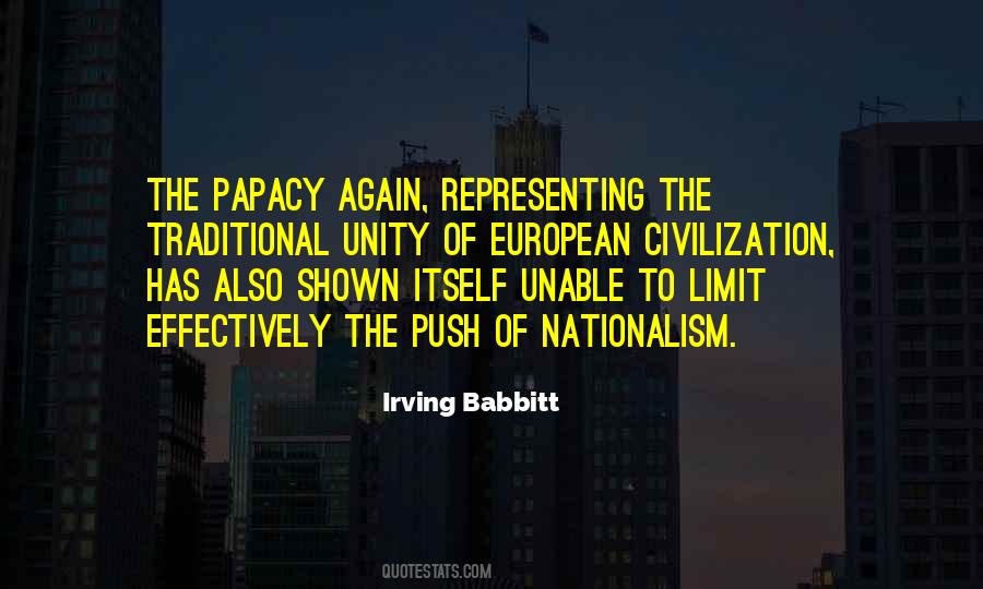 Irving Babbitt Quotes #1376970