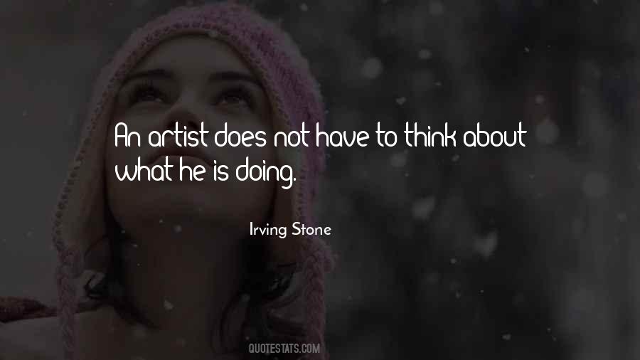 Irving Stone Quotes #1081818