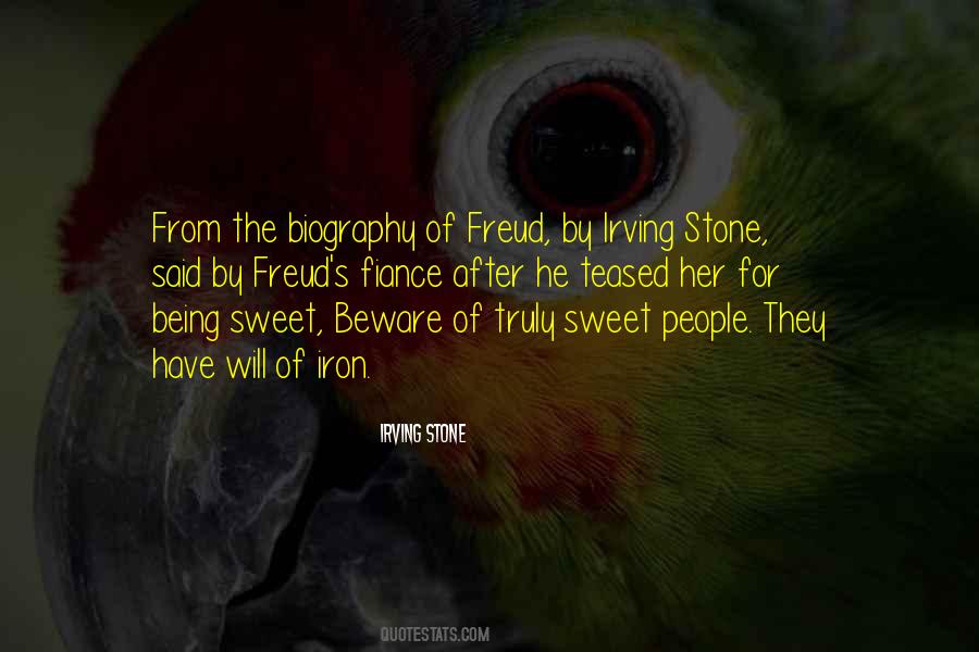 Irving Stone Quotes #1480809