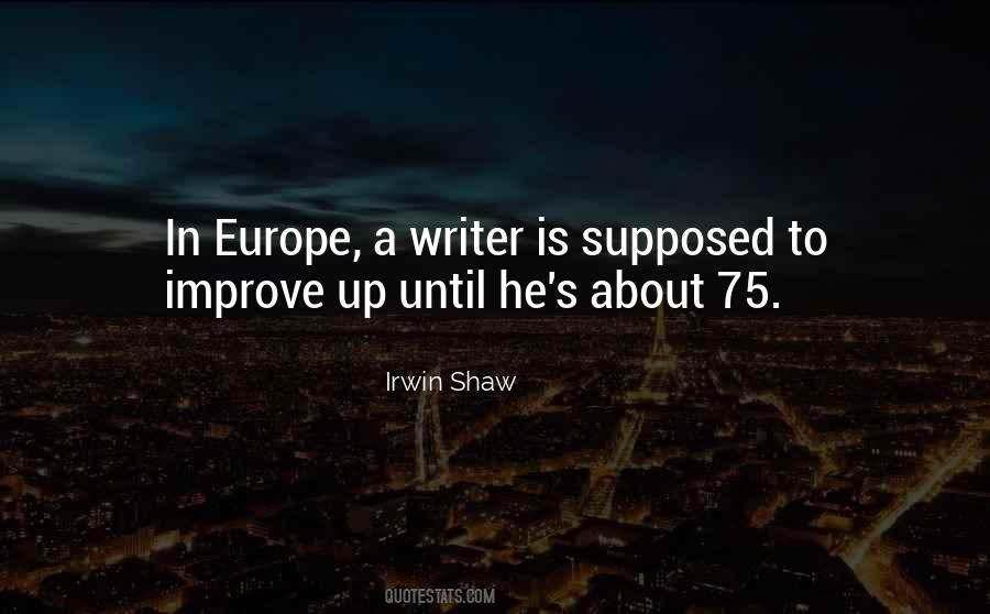 Irwin Shaw Quotes #1133063