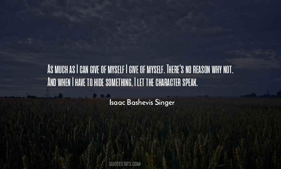 Isaac Bashevis Singer Quotes #375968