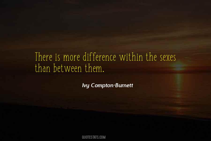 Ivy Compton Burnett Quotes #1158856