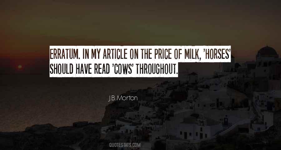 J B Morton Quotes #910849