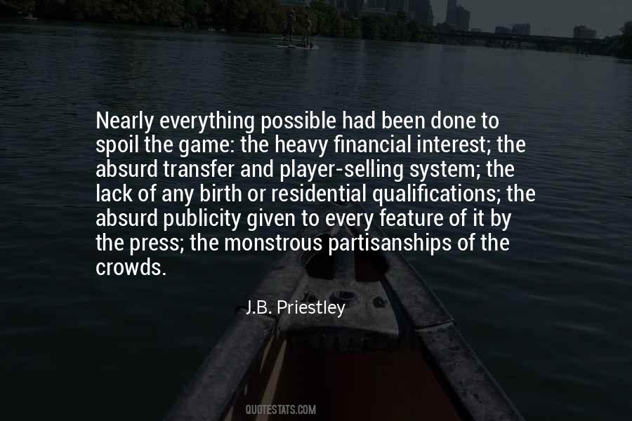 J B Priestley Quotes #193109