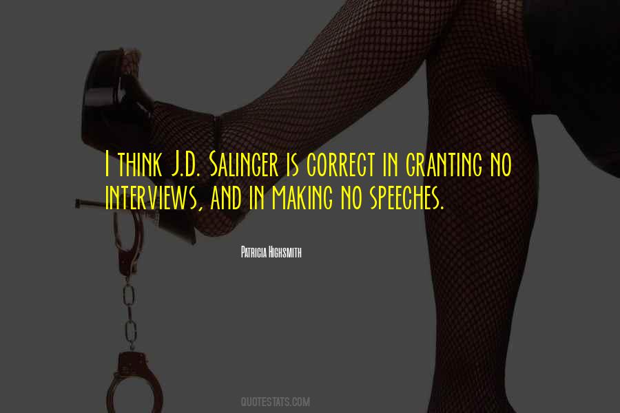J D Salinger Quotes #1111217