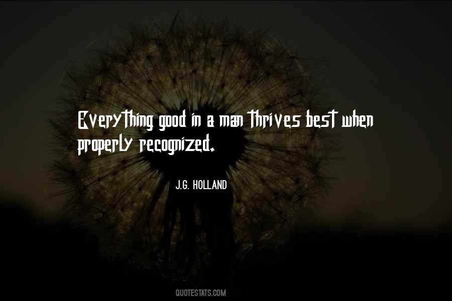 J G Holland Quotes #419382