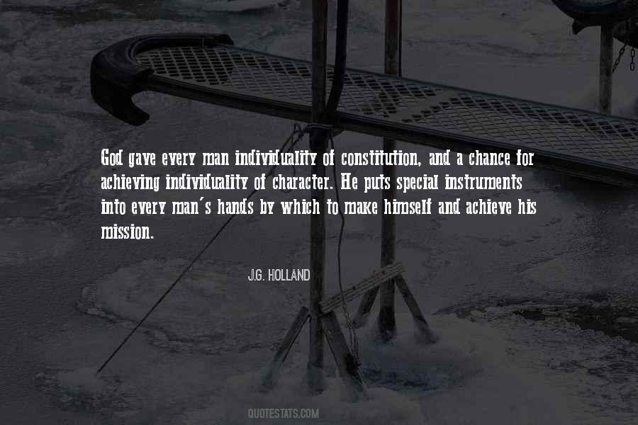 J G Holland Quotes #745408