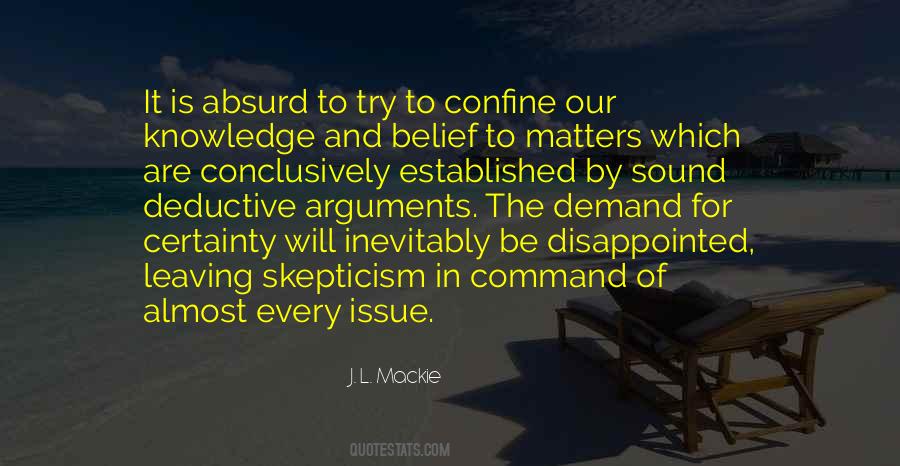 J L Mackie Quotes #1715443