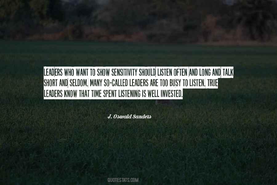 J Oswald Sanders Quotes #896041