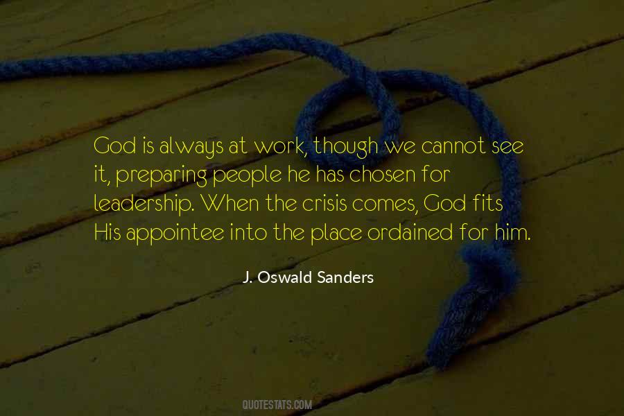 J Oswald Sanders Quotes #943364