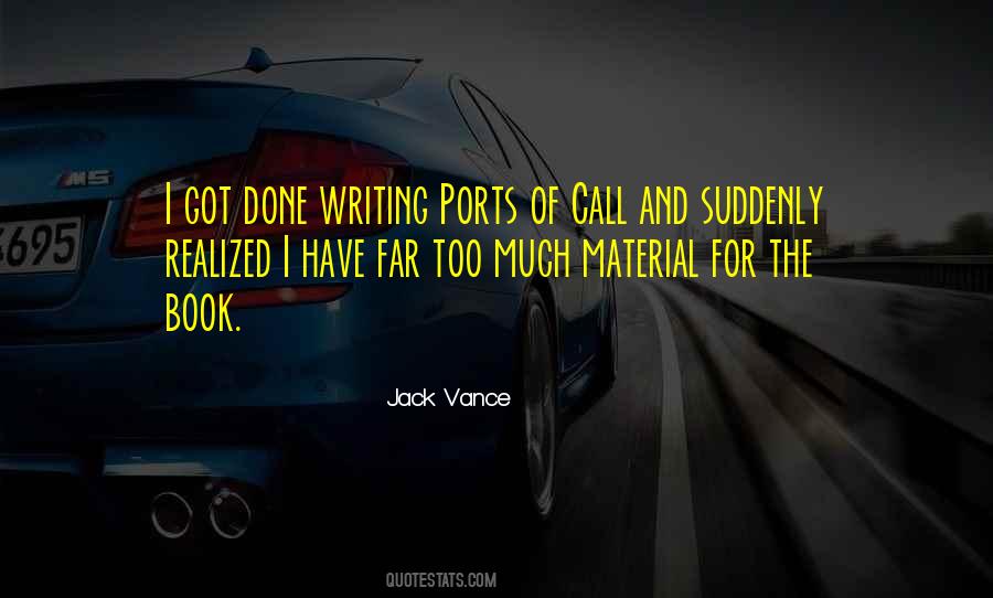 Jack Vance Quotes #159517