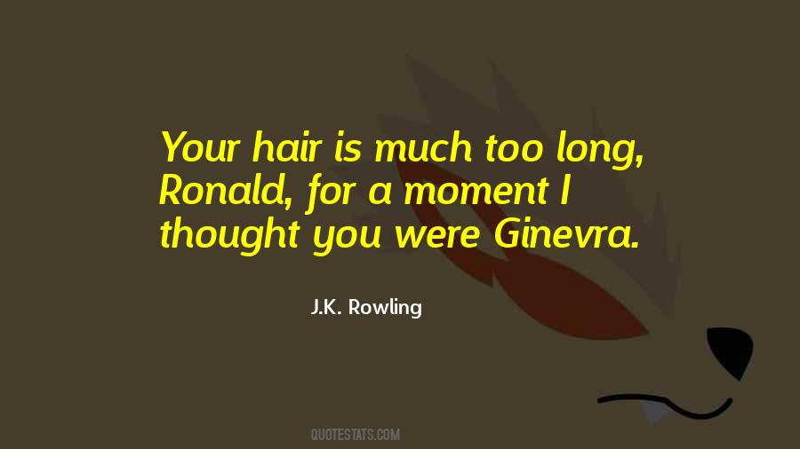 Quotes About Hair #1828168