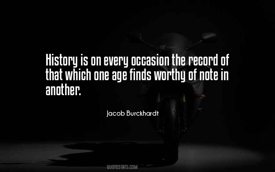 Jacob Burckhardt Quotes #1278762