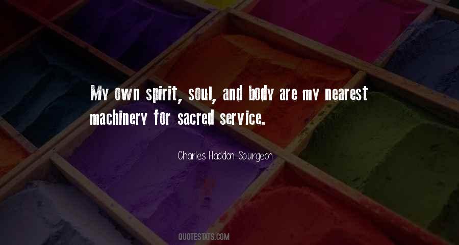 Quotes About Spirit And Soul #14187