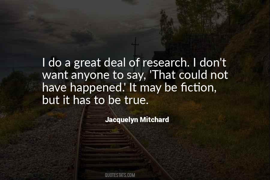 Jacquelyn Mitchard Quotes #732572