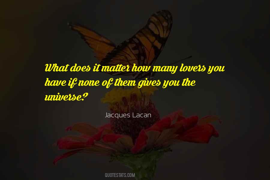 Jacques Lacan Quotes #326151