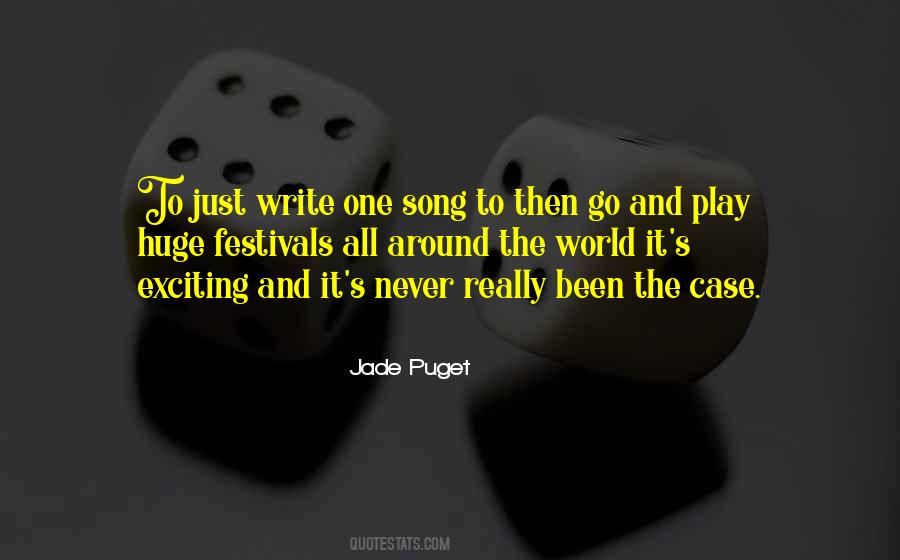 Jade Puget Quotes #1291545