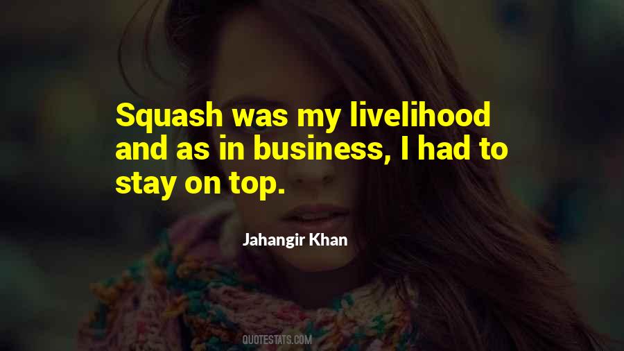 Jahangir Khan Quotes #214153